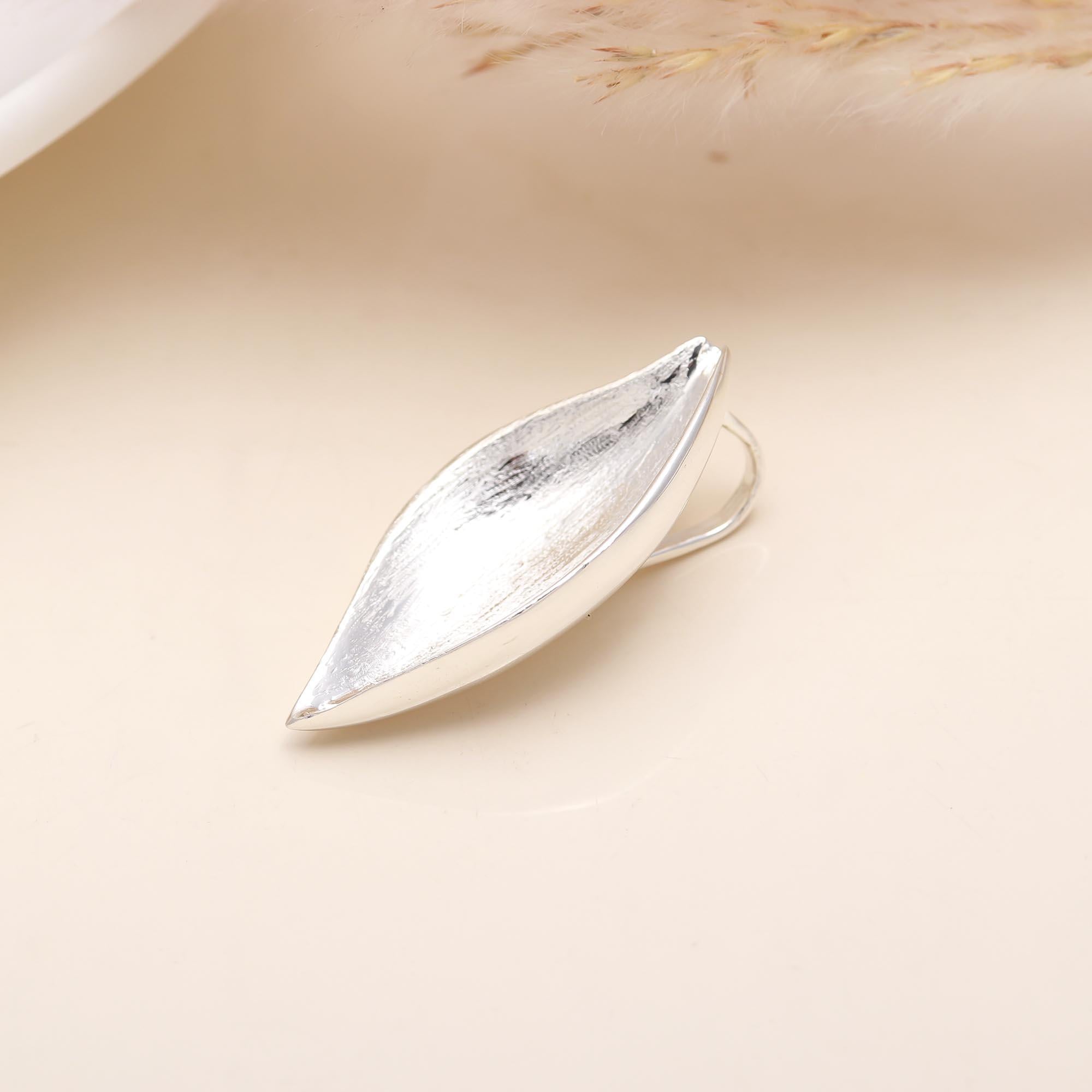 The Silver Vessel: Sculptural Sterling Silver Puff Pendant