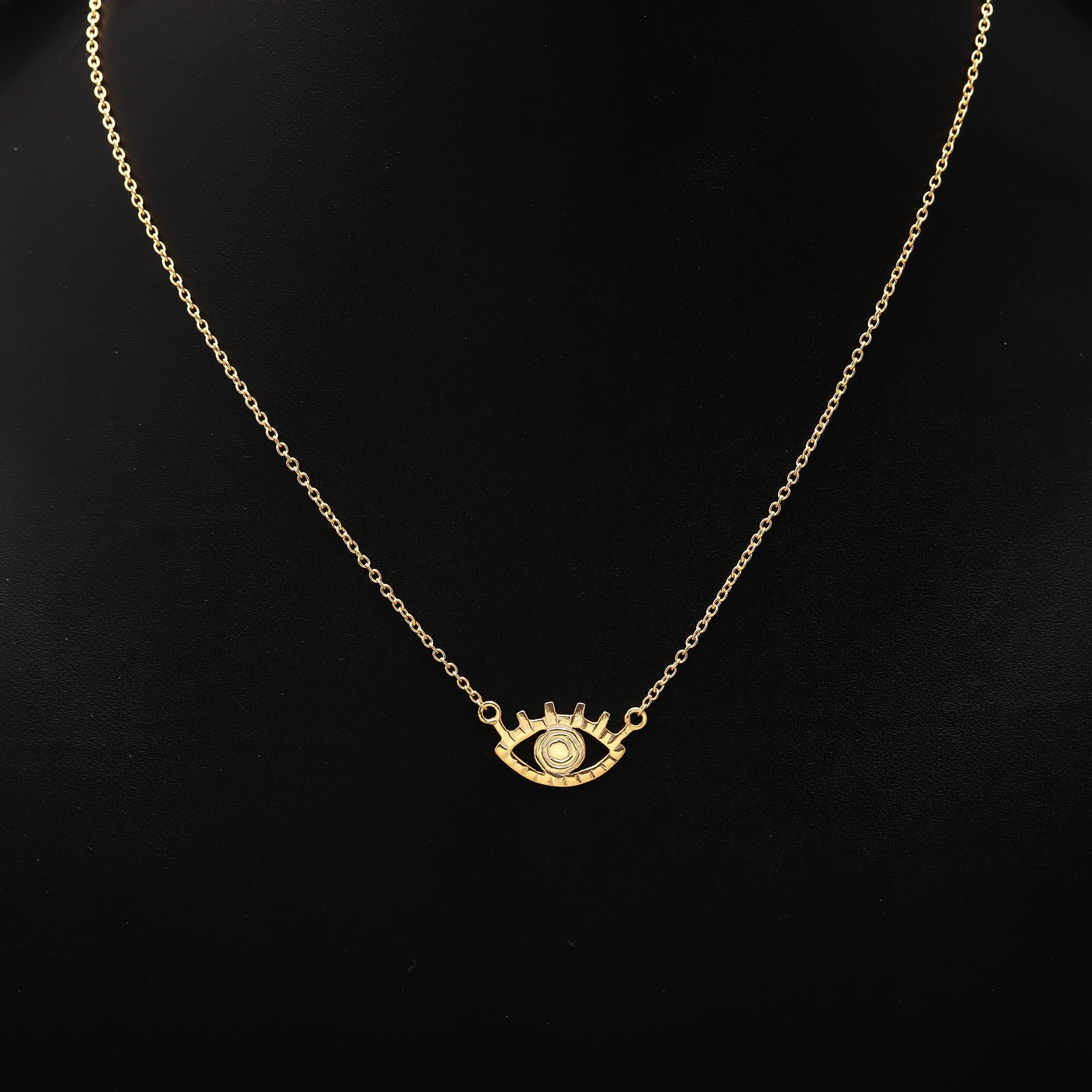 The Spiral Vision: Lash Eye Pendant Necklace