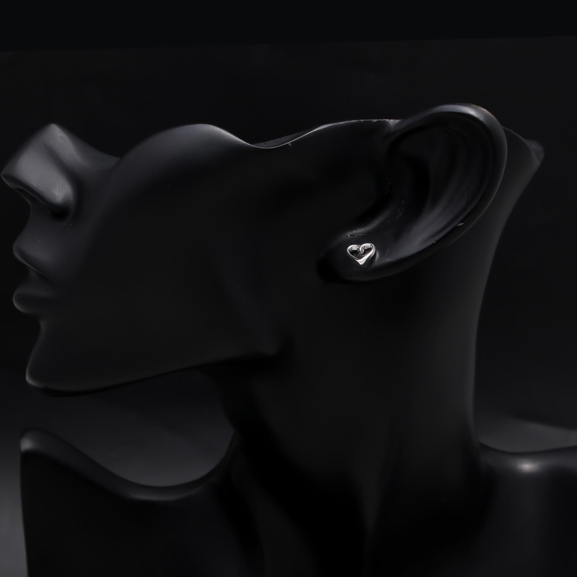 925 Sterling Silver Dove Stud Earrings