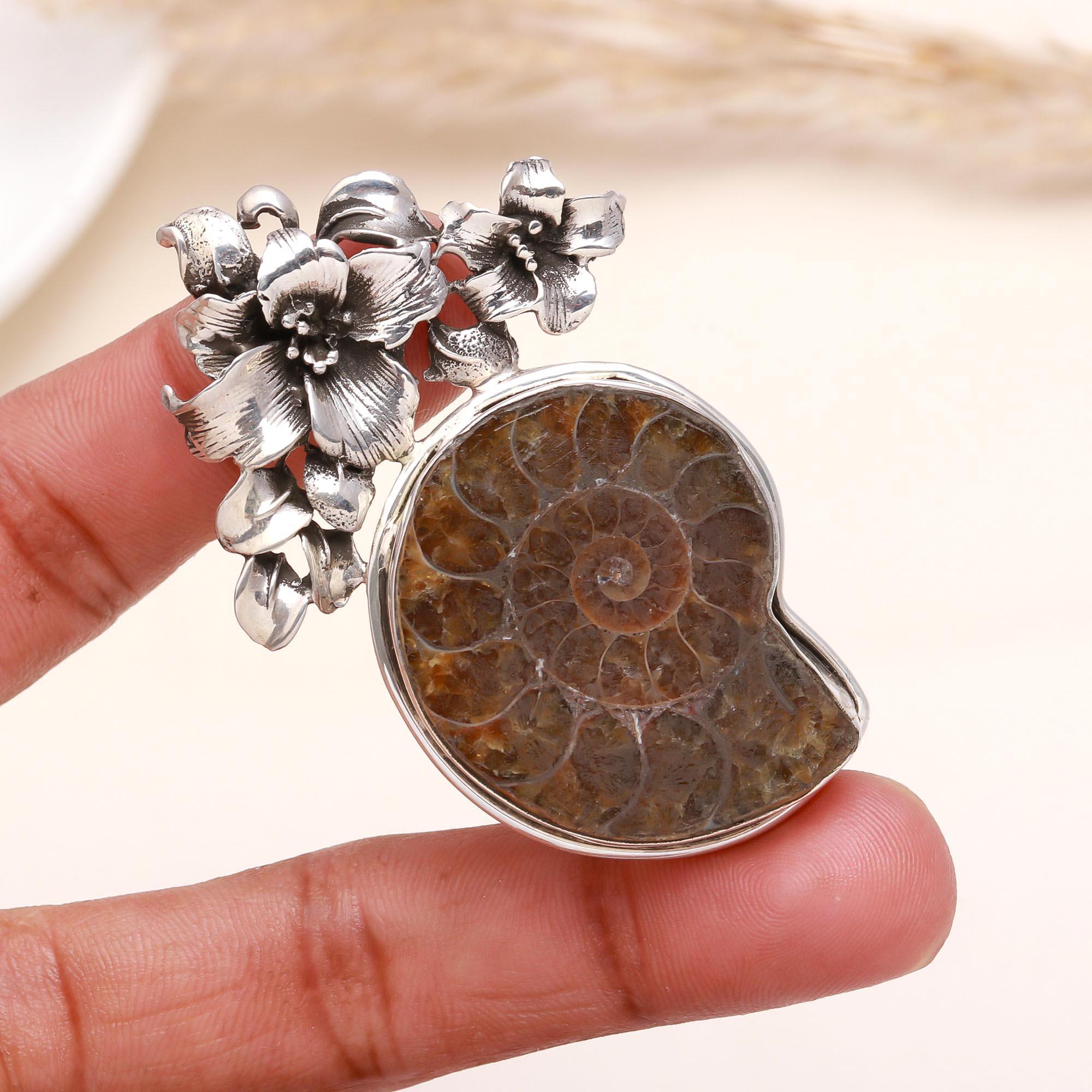 925 Sterling Silver Raw Agate Druzy Pendant