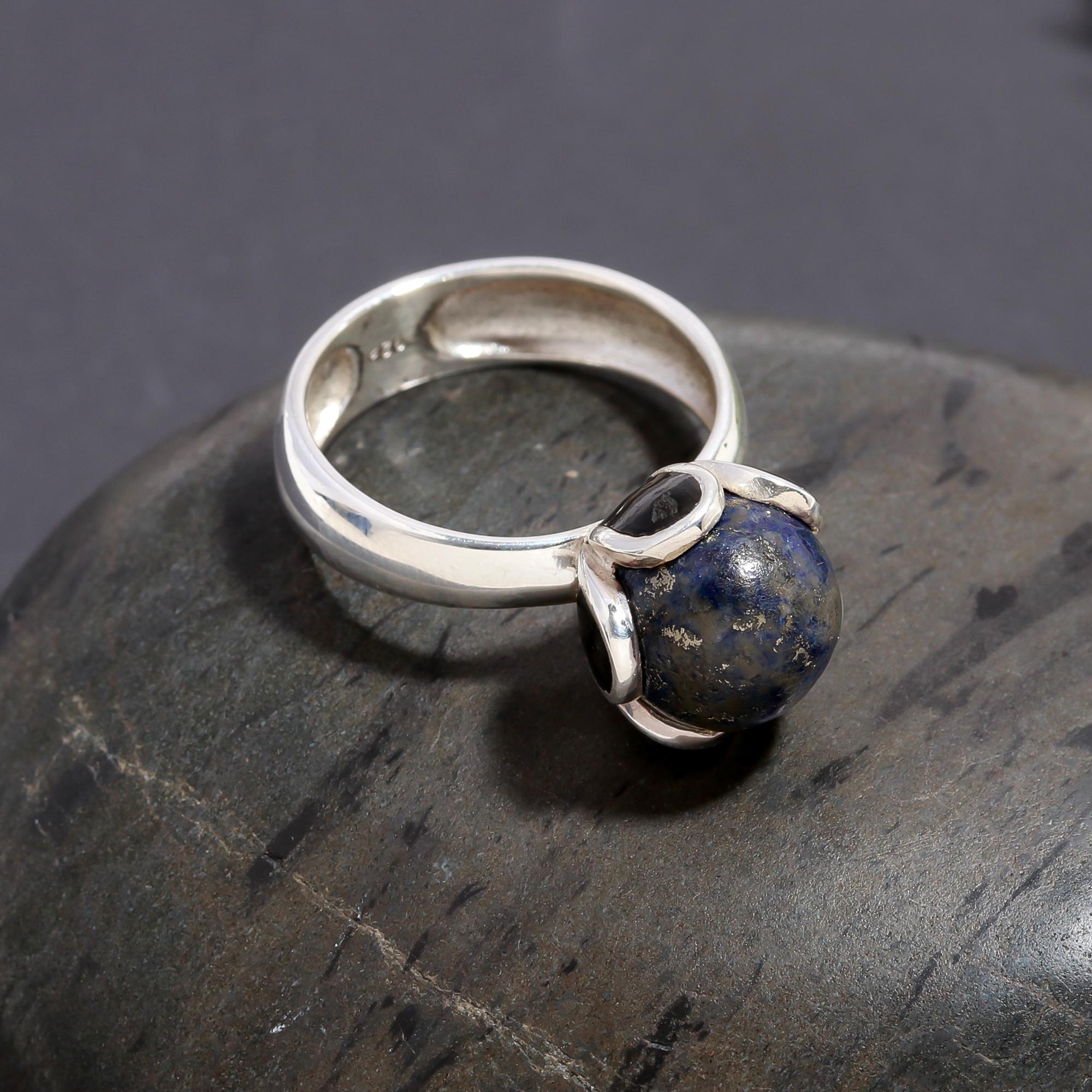 925 Silver Lapis Lazuli Ring