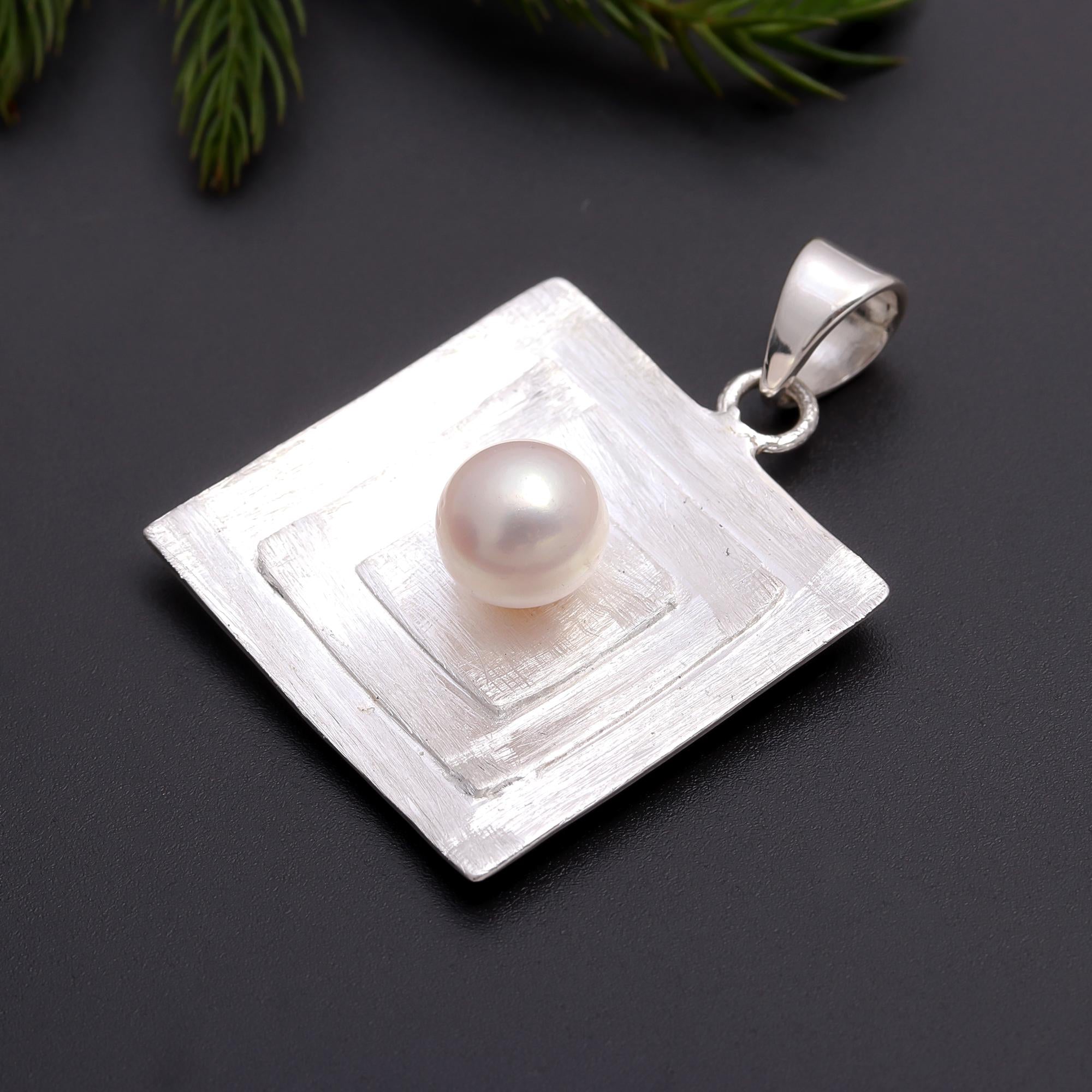 925 Silver Square Pendant