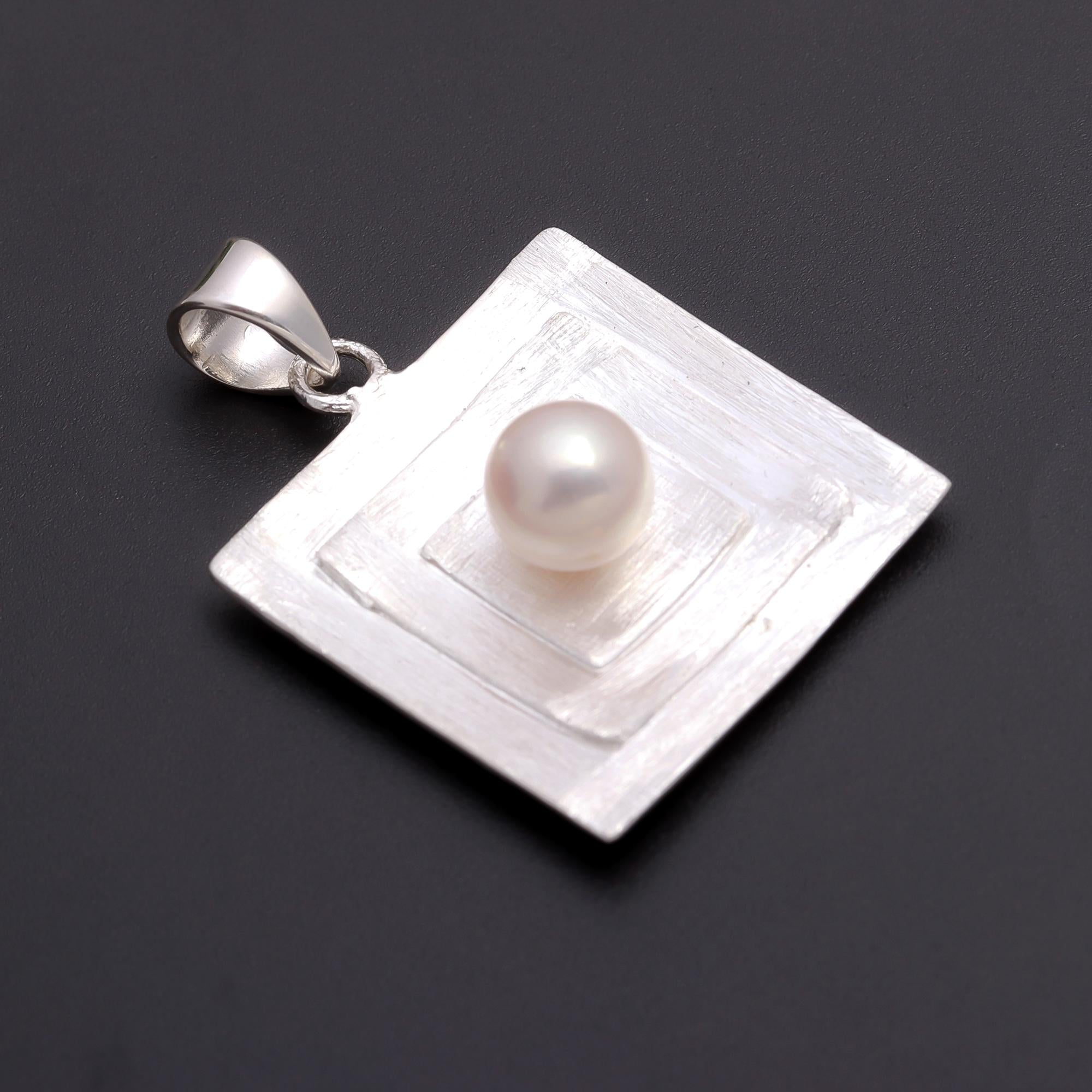 925 Silver Square Pendant