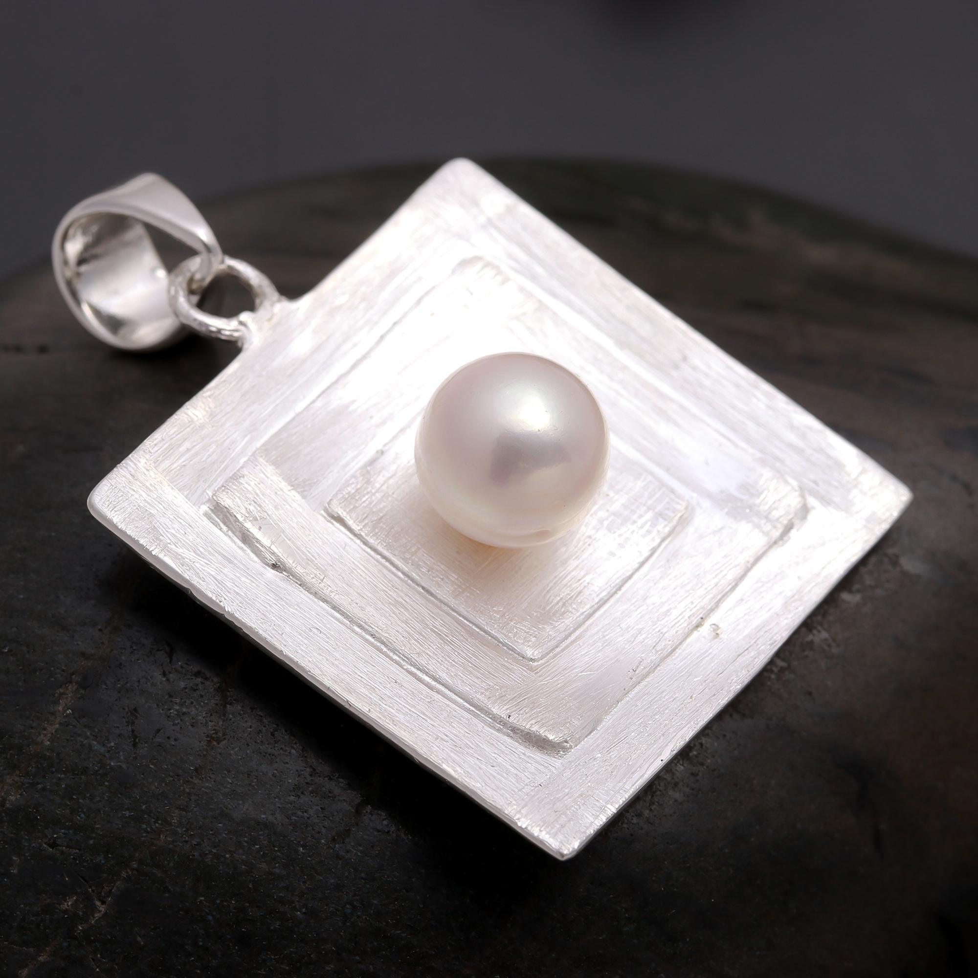 925 Silver Square Pendant