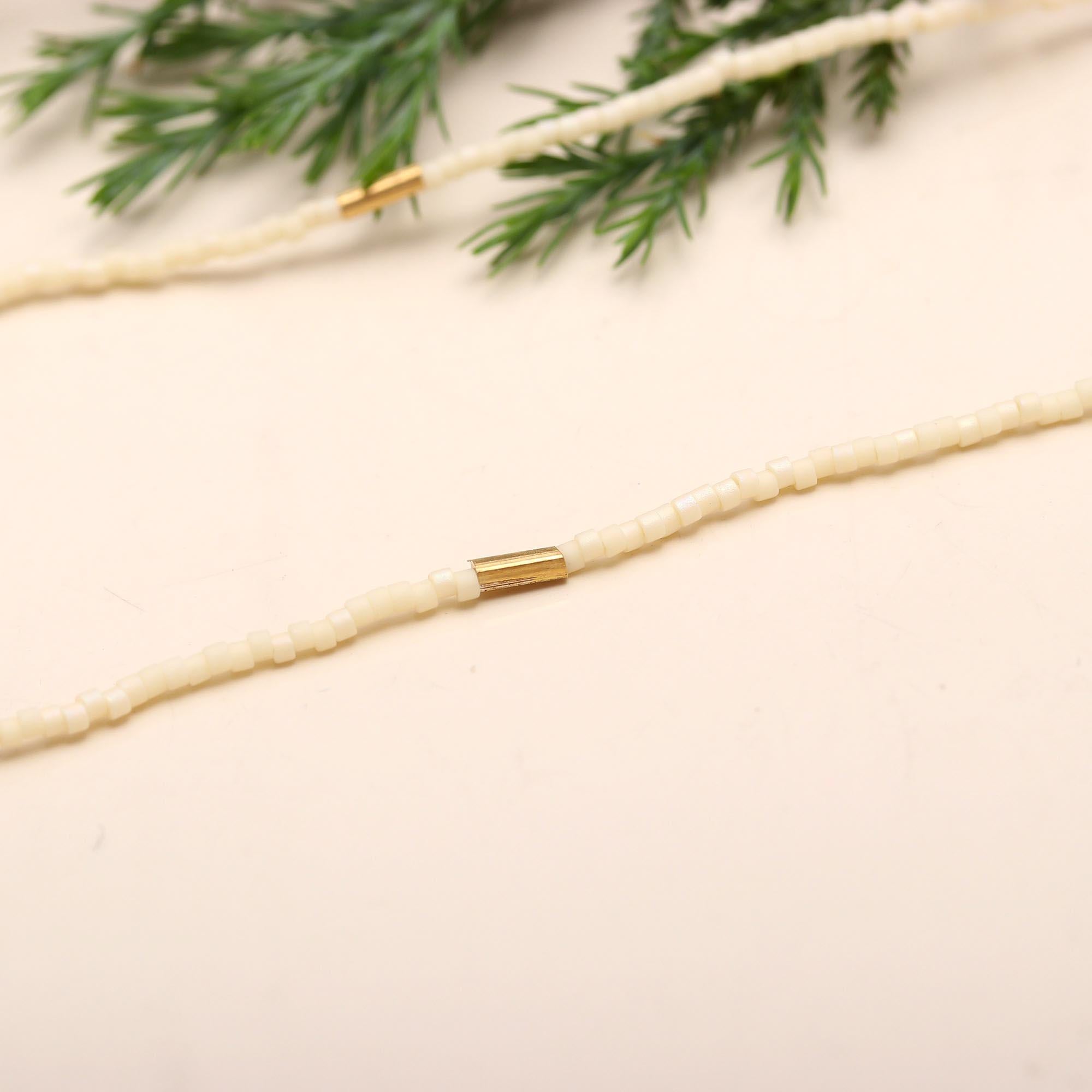 The Boho Arch: Gold U-Shape Tassel Necklace