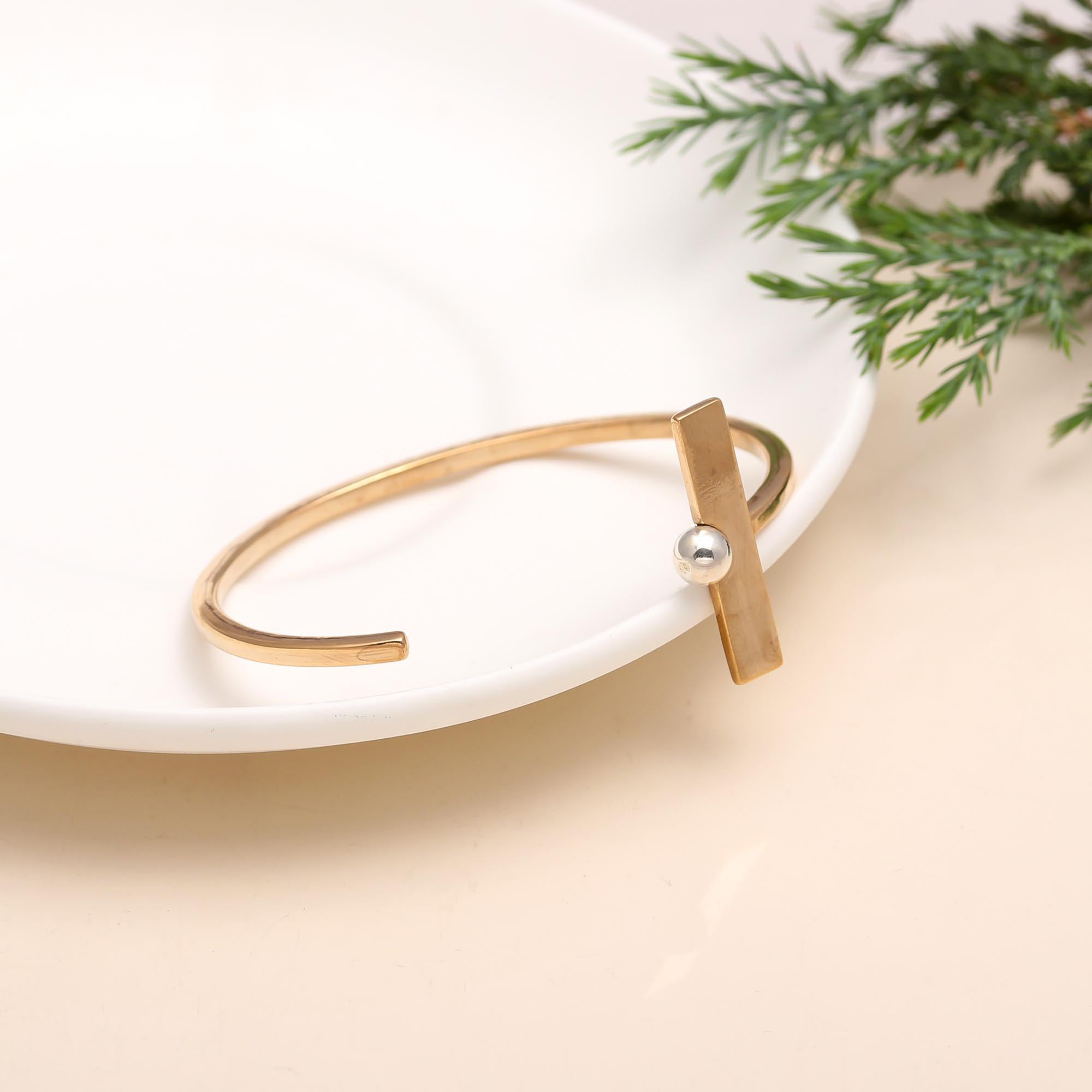 The Modern Dual: Gold Cuff