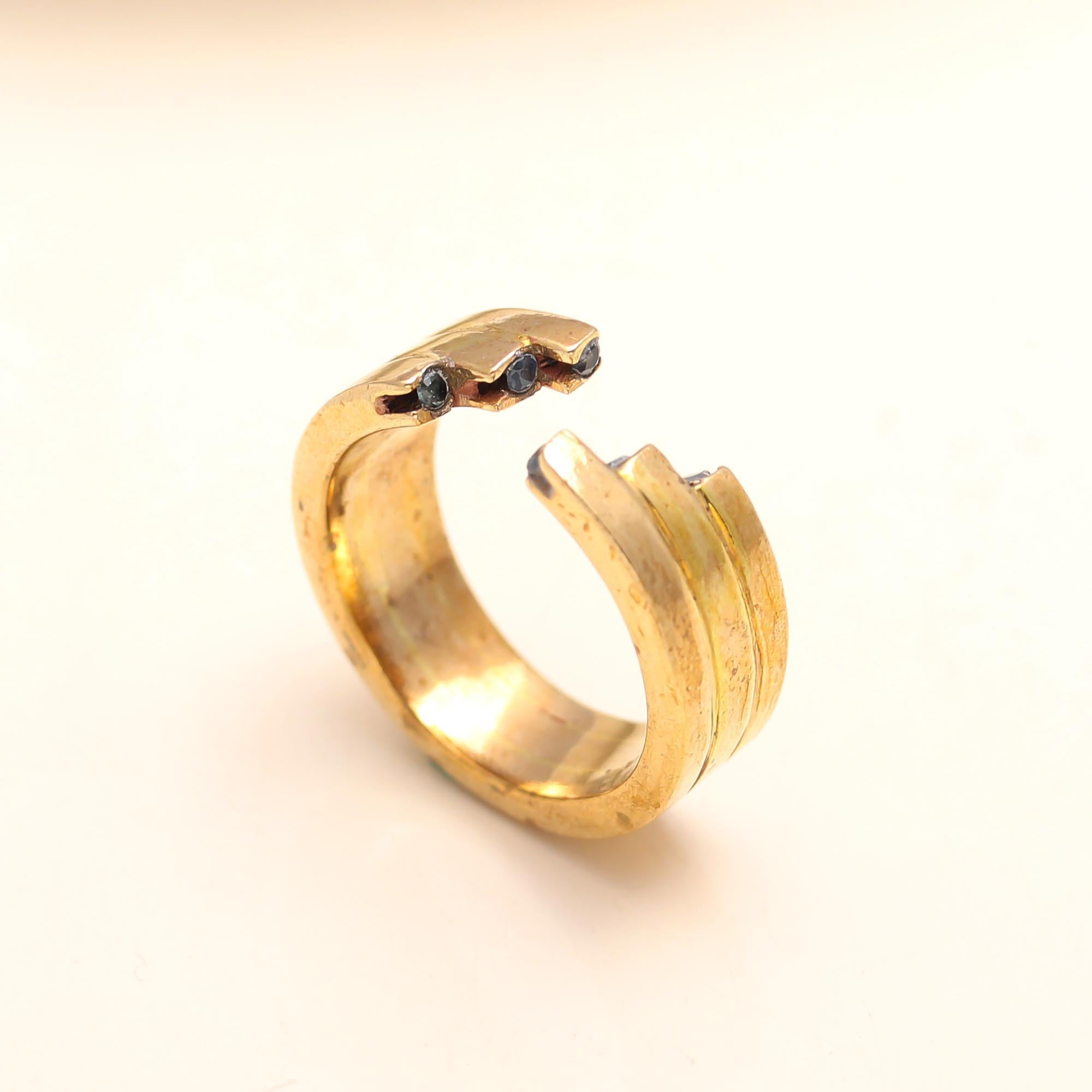 925 Silver Adjustable Band Ring