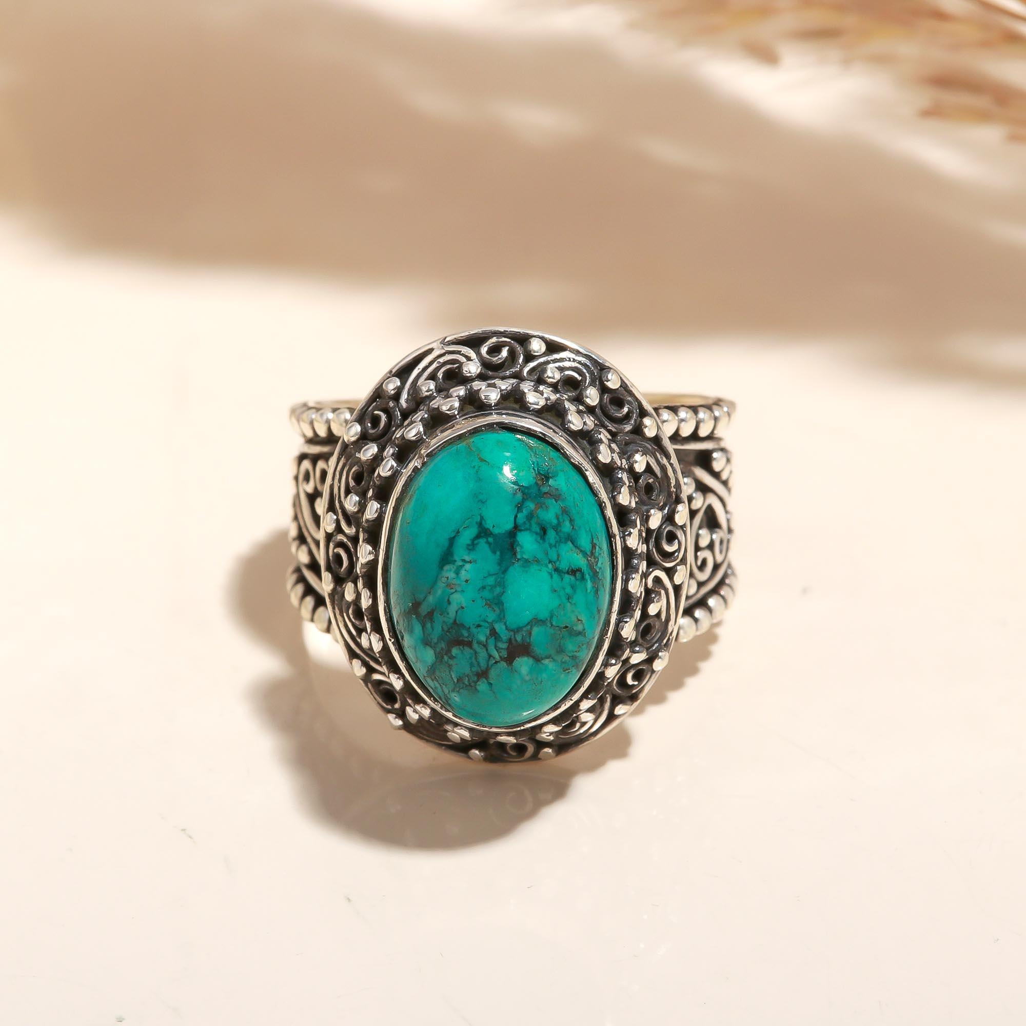 925 Silver Turquoise Ring