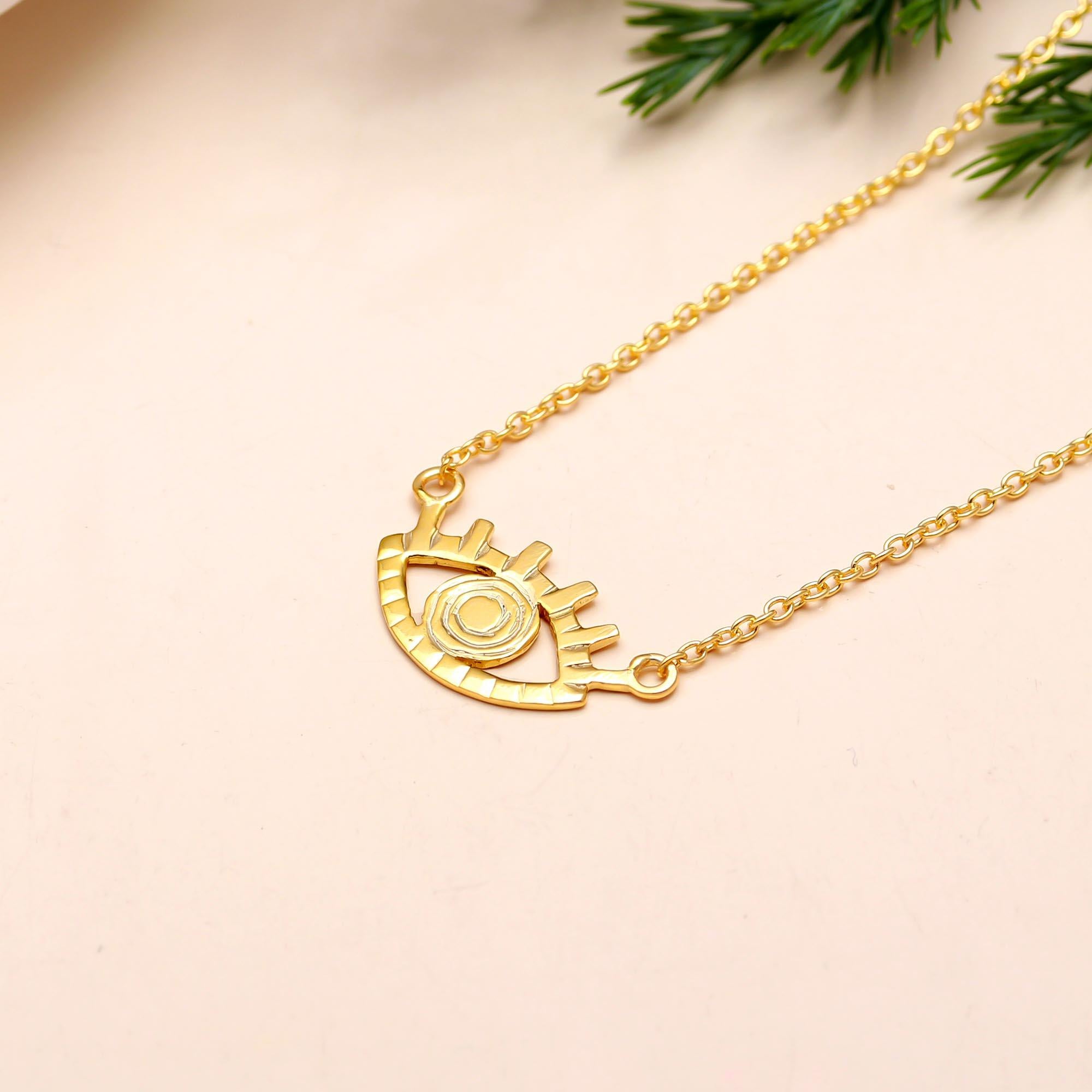 The Spiral Vision: Lash Eye Pendant Necklace