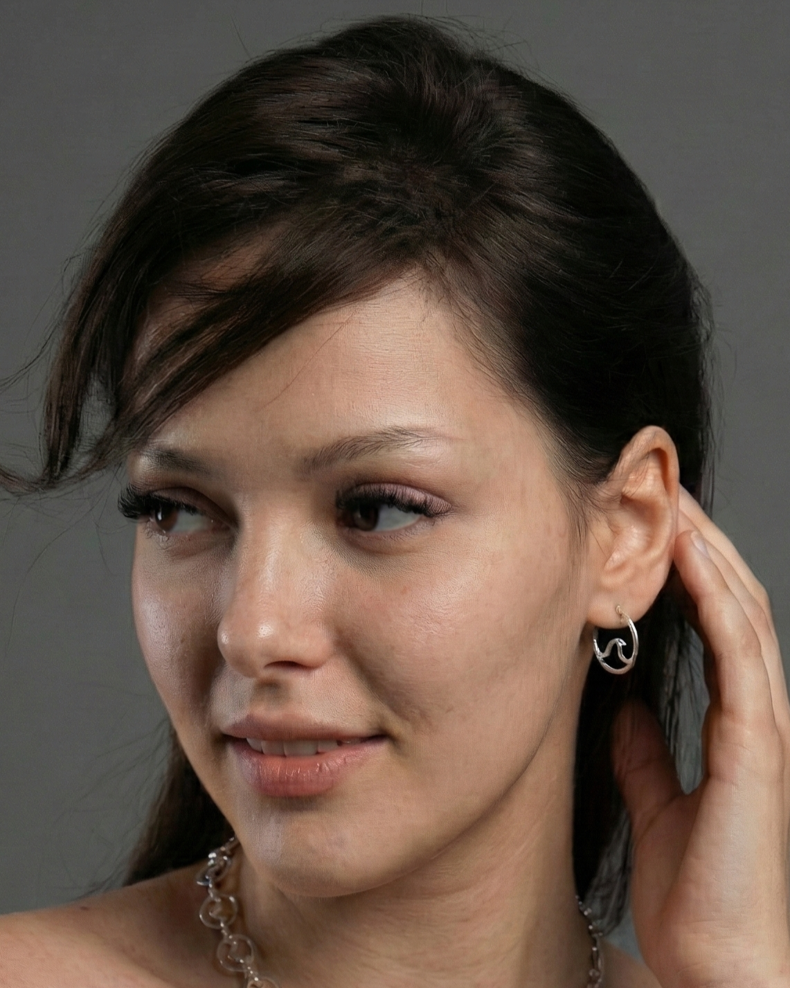 The Ocean Tide: Sterling Silver Wave Stud Earrings