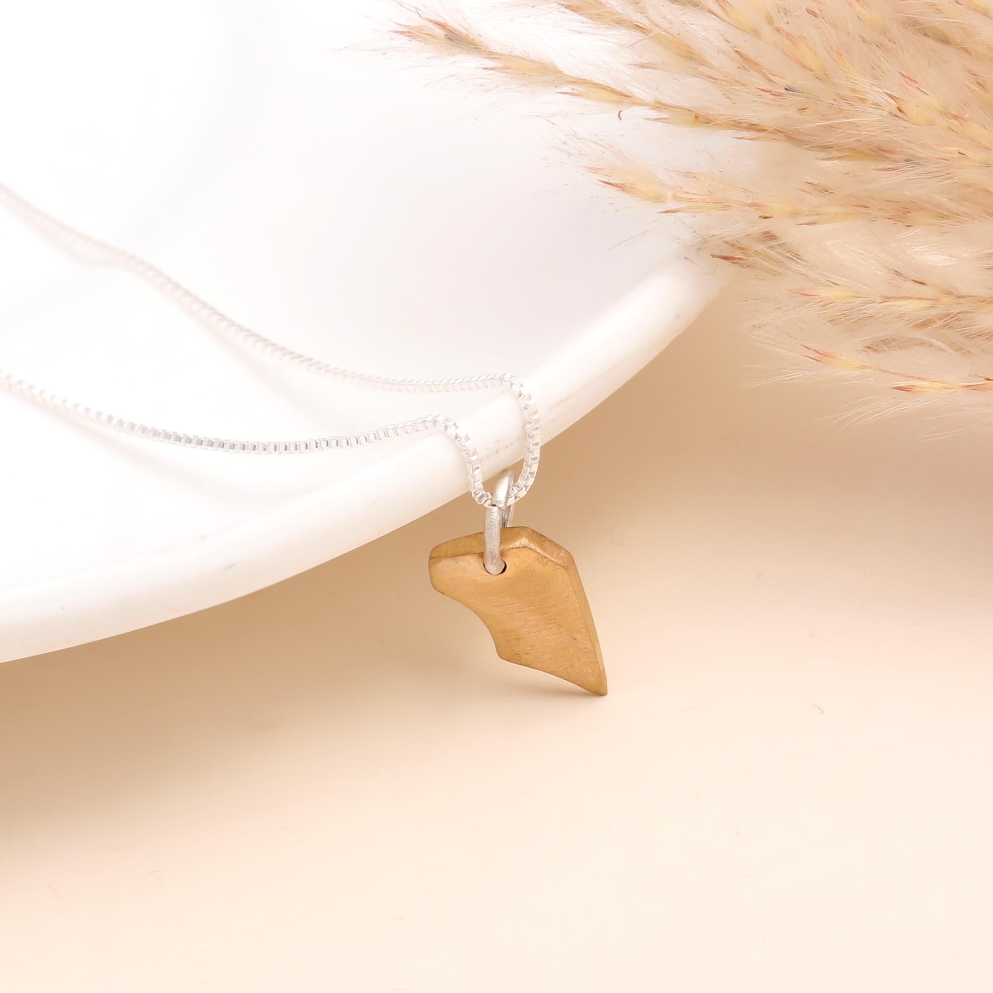 The Modern Fragment: Mixed Metal Abstract Necklace