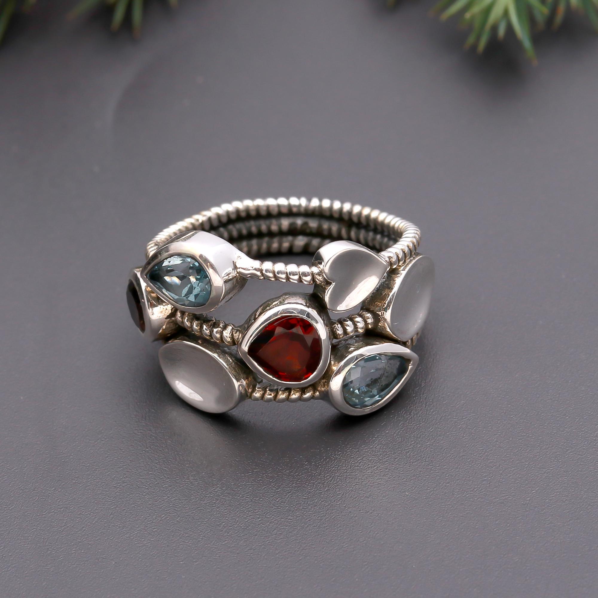 925 Silver Designer Statement Ring