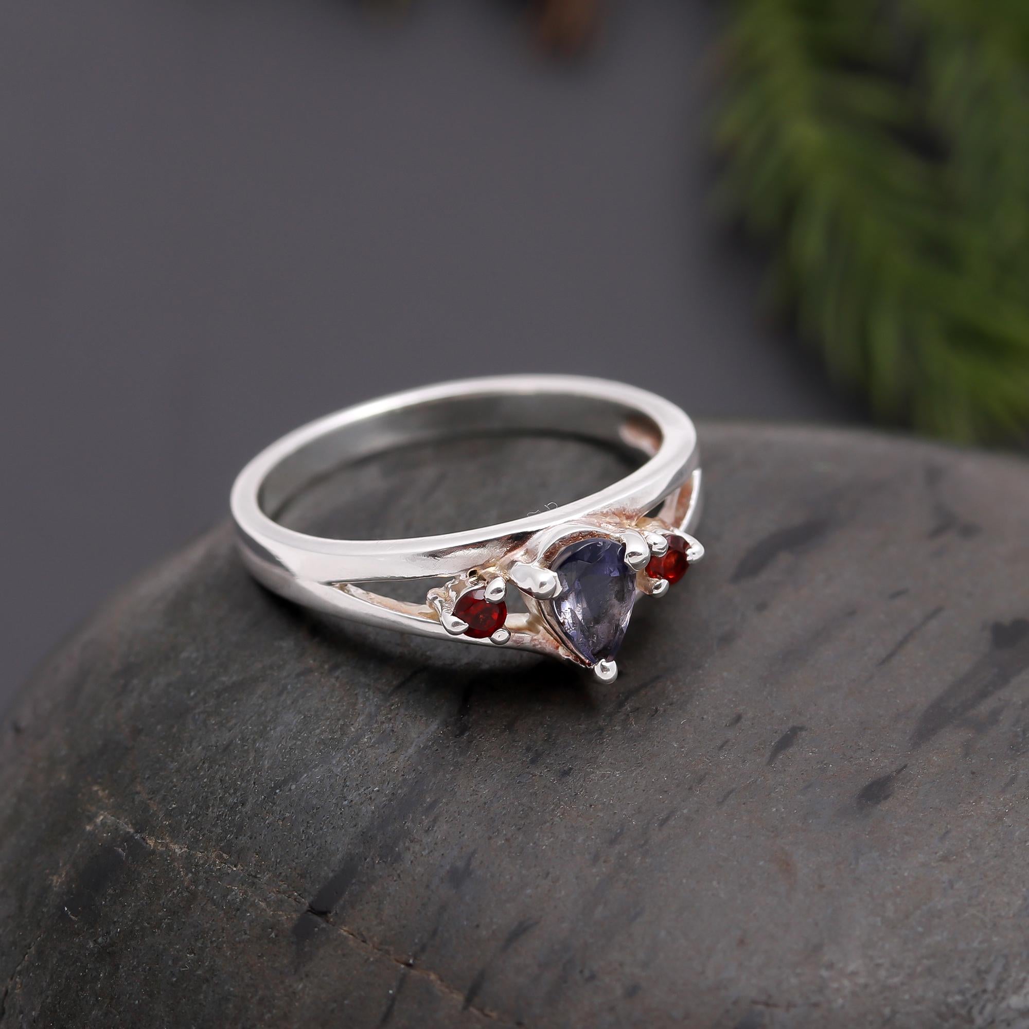 925 Silver Split Band Ring