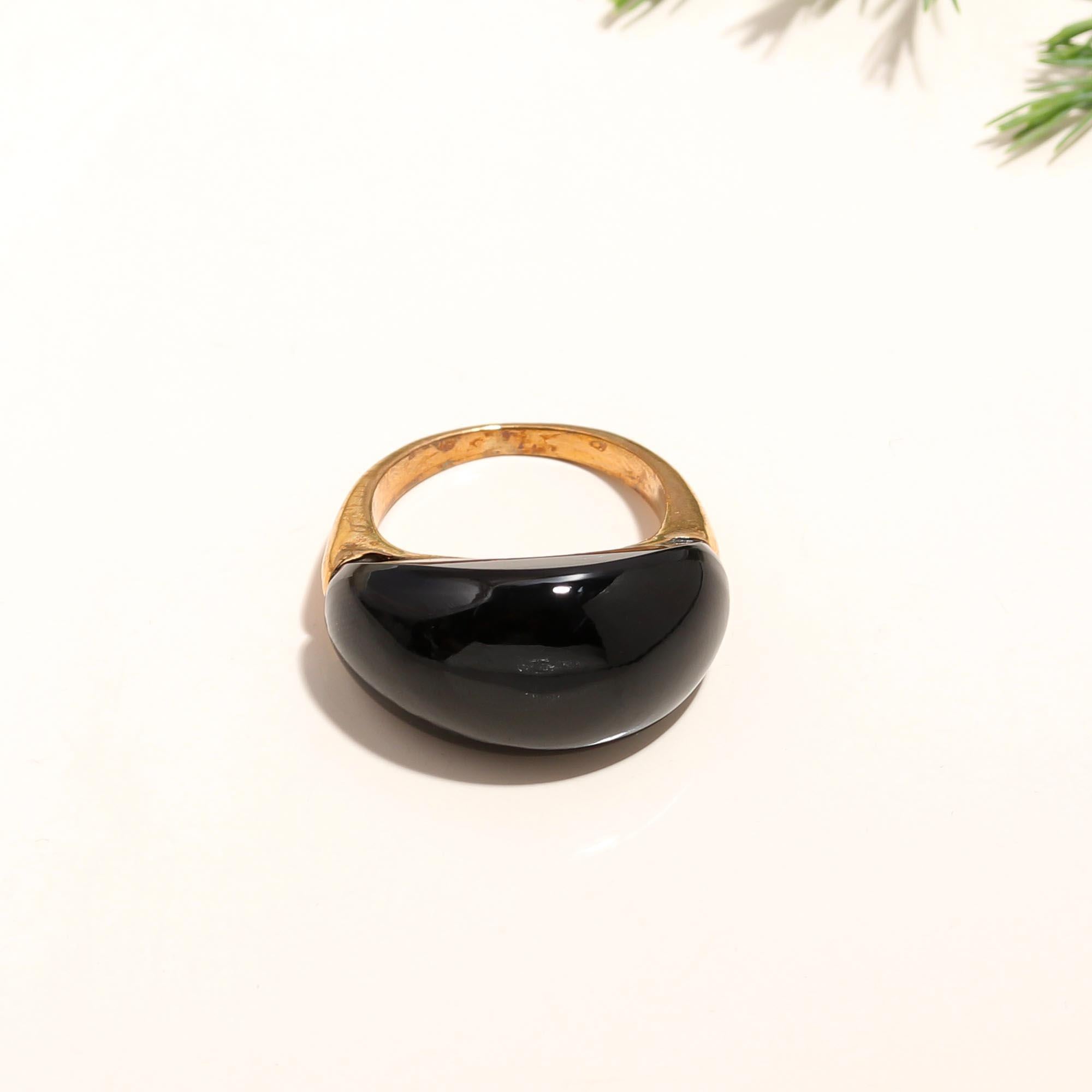 925 Silver Black Onyx Ring
