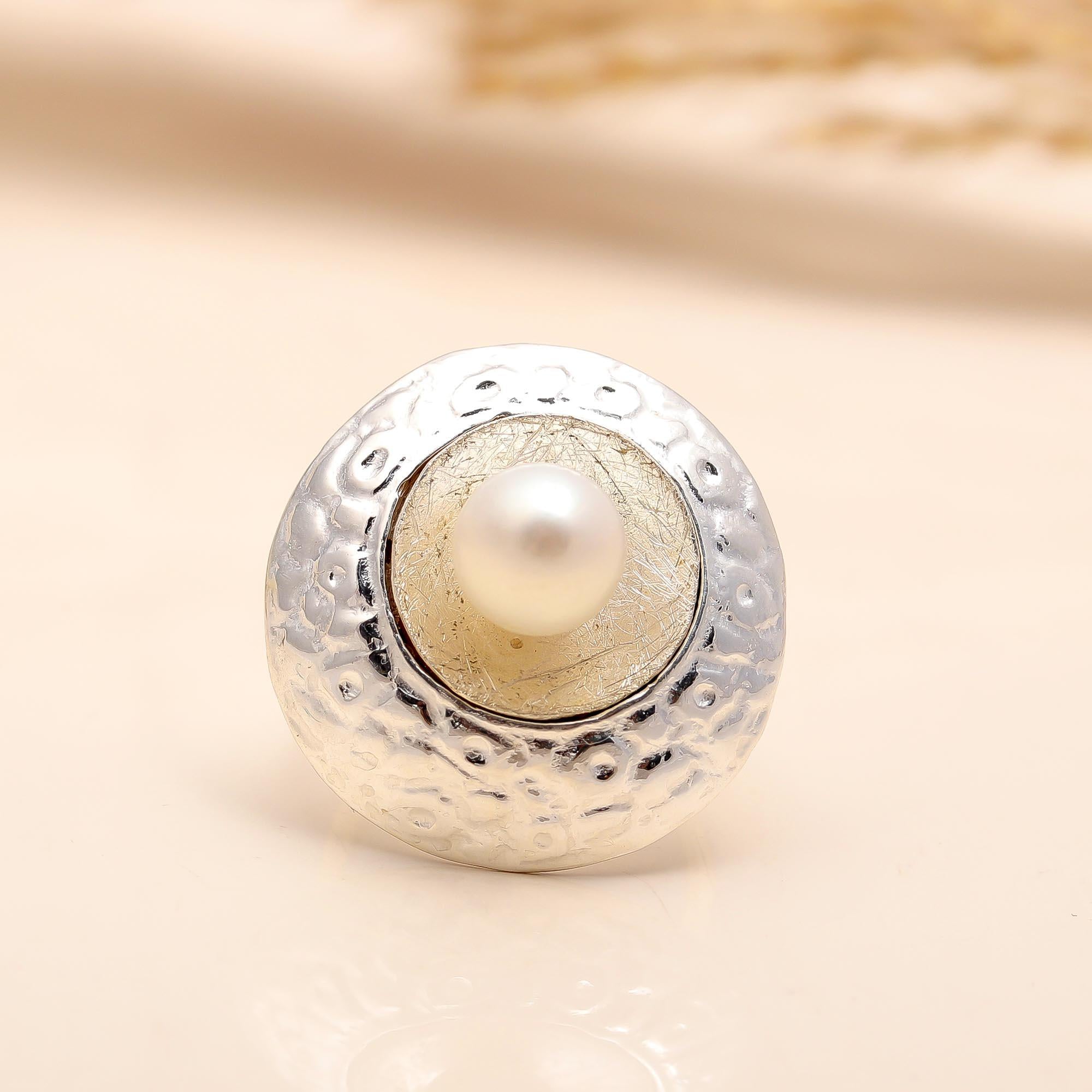 925 Silver Freshwater Pearl Ring
