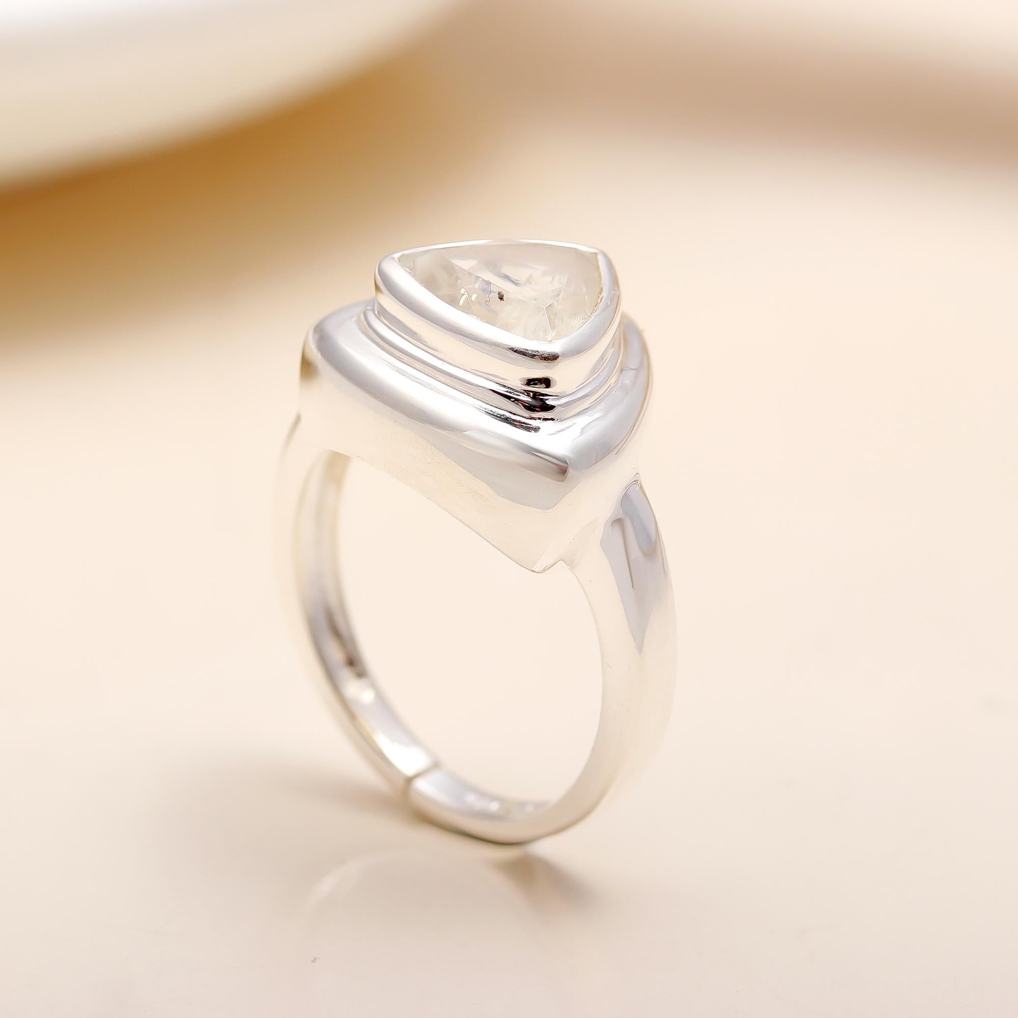 925 Silver Moonstone Ring