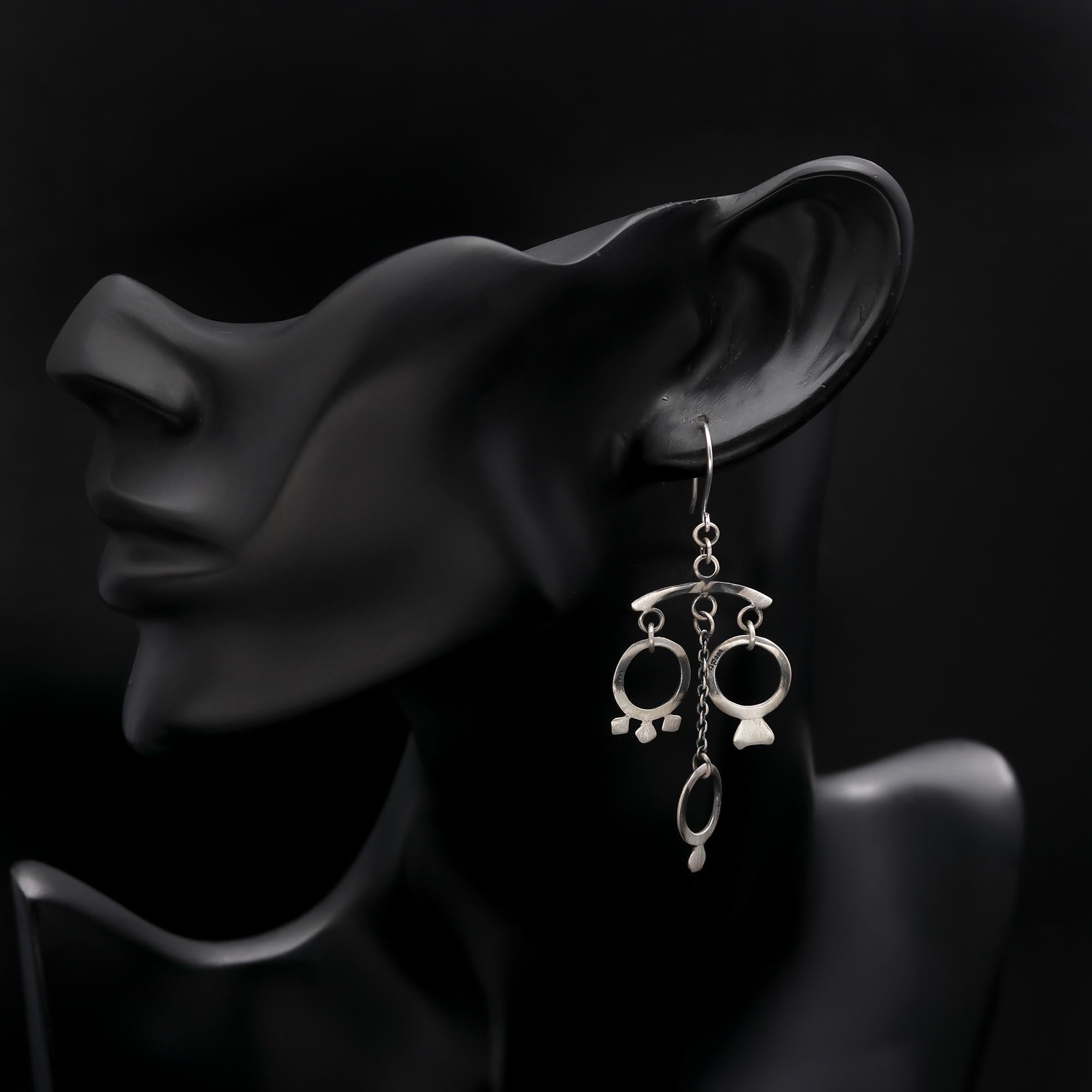 925 Silver Chandelier Dangle Earrings